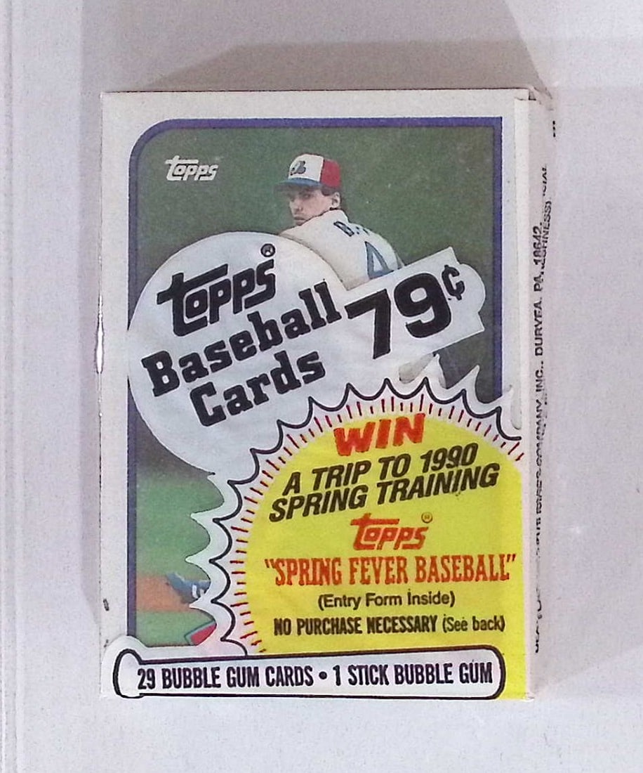 1989 Topps Series 1 Vintage Baseball Cards CELLO FAT PACK Sports Cards: Topps Vintage Baseball MLB Trading & Sports Cards, Randy Johnson, Bo Jackson, Cal Ripken, Nolan Ryan, Craig Biggio, Old Sports Cards For Sale Near Me, World Series & Hall of Fame Players, Valuable Auc