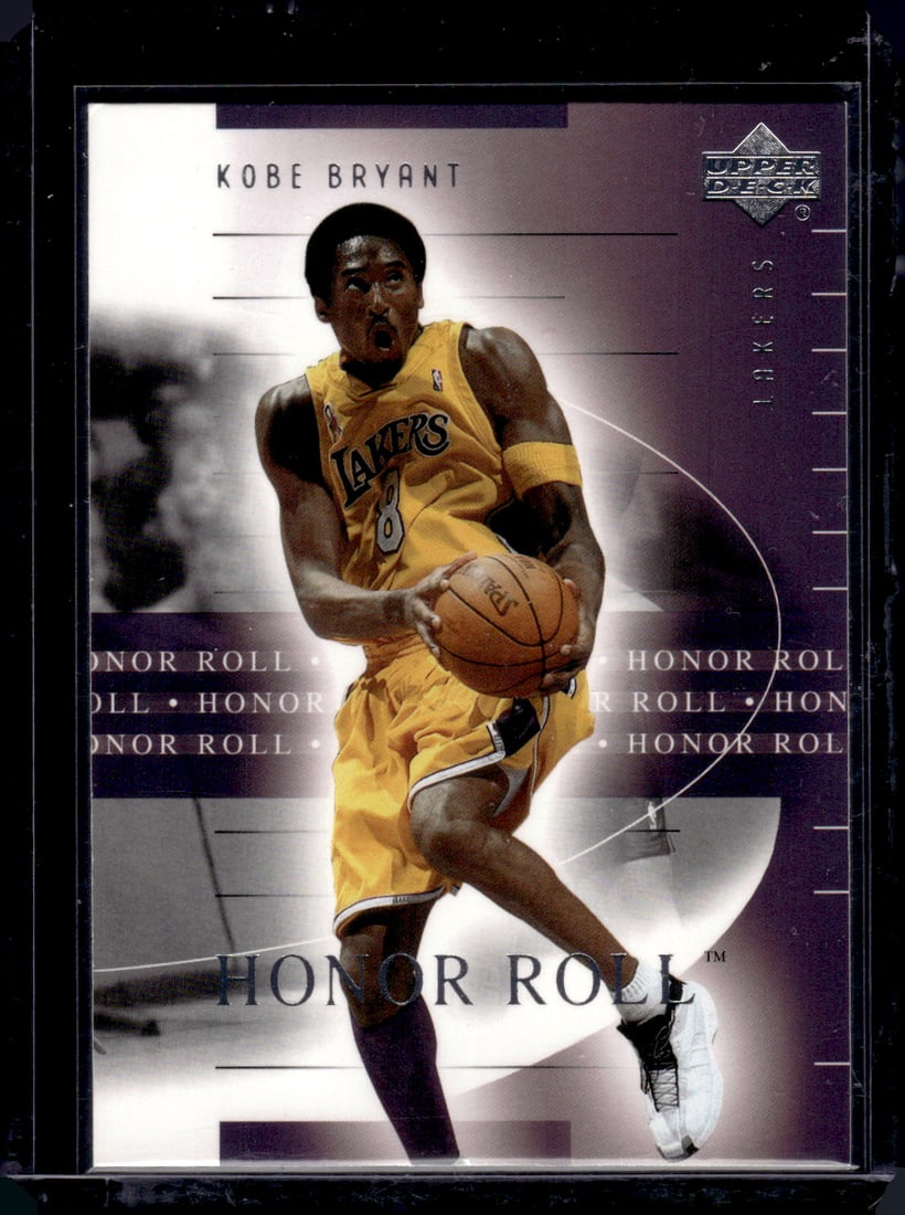 Kobe Bryant Honor Roll 2002-03 Upper Deck #38 Los Angeles Lakers: Upper Deck, Basketball NBA Trading & Sports Cards, Sports Cards for Sale Near Me, Chrome, Refractor, SP, SSP, Valuable Auction Memorabilia Lots Sold On Line, NBA Championship & Hall of Fame Player Car