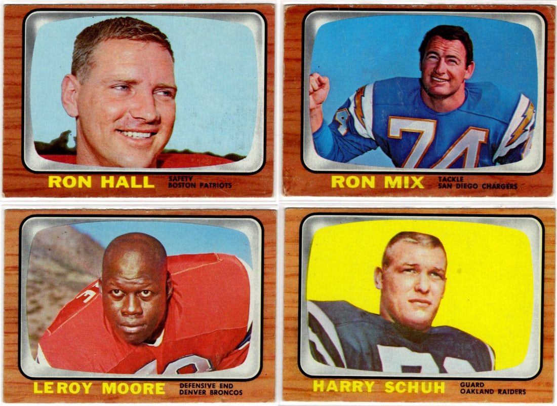 Lot of 4 1966 Topps Vintage Football Cards. All Different, See Pictures for Cards/Condition: Sports Cards, NFL Trading Cards, Football Cards, Topps Cards, Vintage Topps Football Cards, Vintage Topps, Vintage Sports Cards for Sale Near Me, Topps Sports Cards, Superbowl Player Cards, Vintage NF