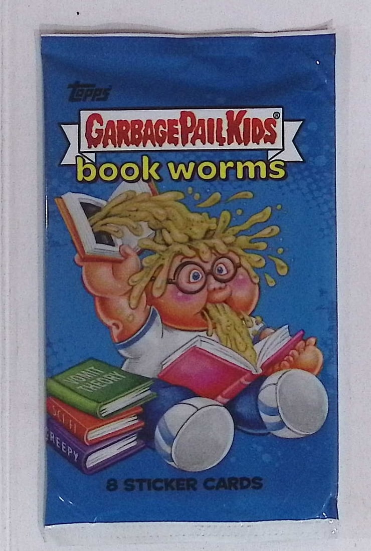 2022 Gargage Pail Kids Bookworms Mega Box Pack: Numbered Cards, Wave Parallels, Topps Trading Cards Sold on Line, Auction Lots for sale on line, Trading Card Stickers