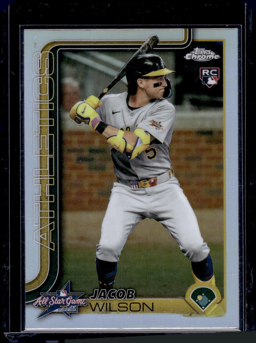 Jacob Wilson Rookie Card All Star Game Refractor 2025 Topps Chrome Update #ASGC-4: Topps Baseball MLB Trading & Sports Cards, Sports Cards for Sale Near Me, World Series & Hall of Fame Players Memorabilia, Refractors, X-Fractors, Numbered, SP, SSP, Valuable Auction Memorabilia Lots