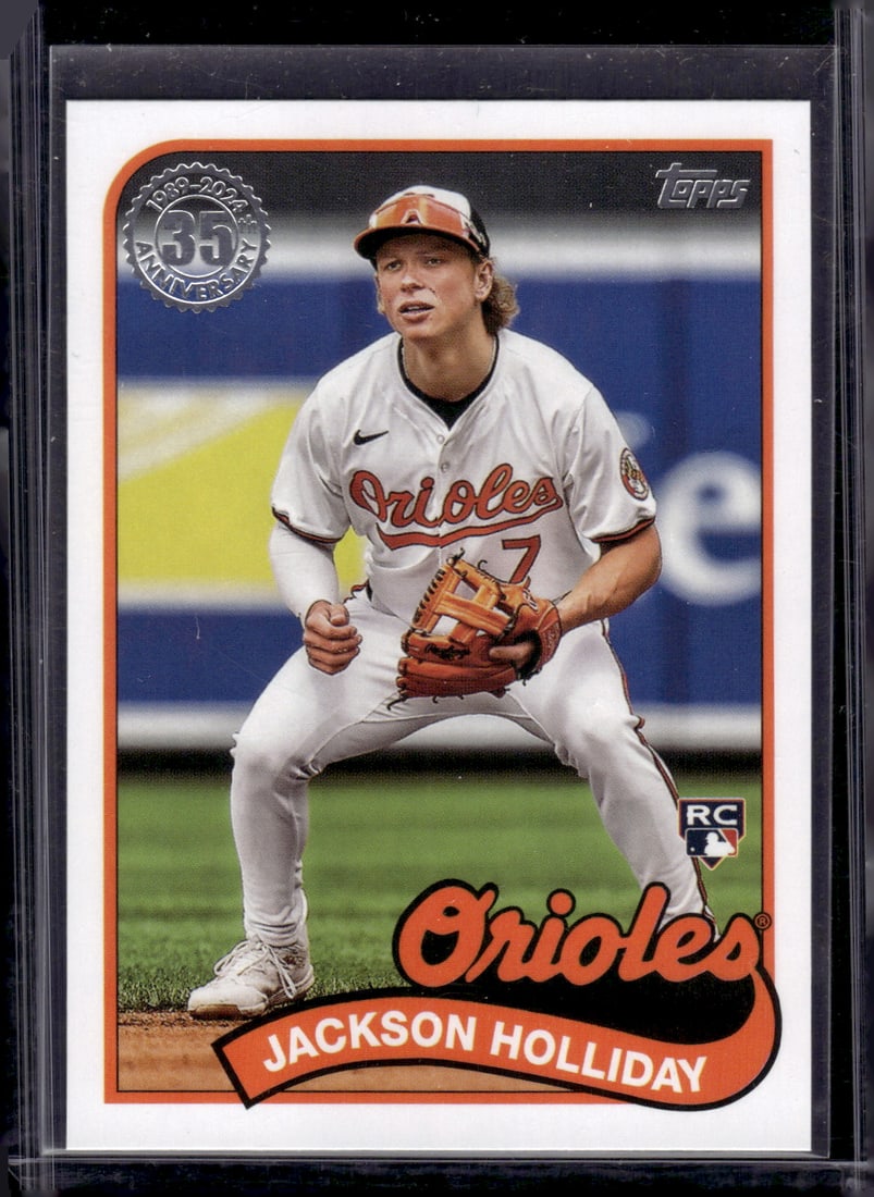Jackson Holliday Rookie Card 35th Anniversary 2024 Topps #89US-38 Baltimore Orioles: Topps Baseball MLB Trading & Sports Cards, Sports Cards for Sale Near Me, World Series & Hall of Fame Players Memorabilia, Refractors, X-Fractors, Numbered, SP, SSP, Valuable Auction Memorabilia Lots