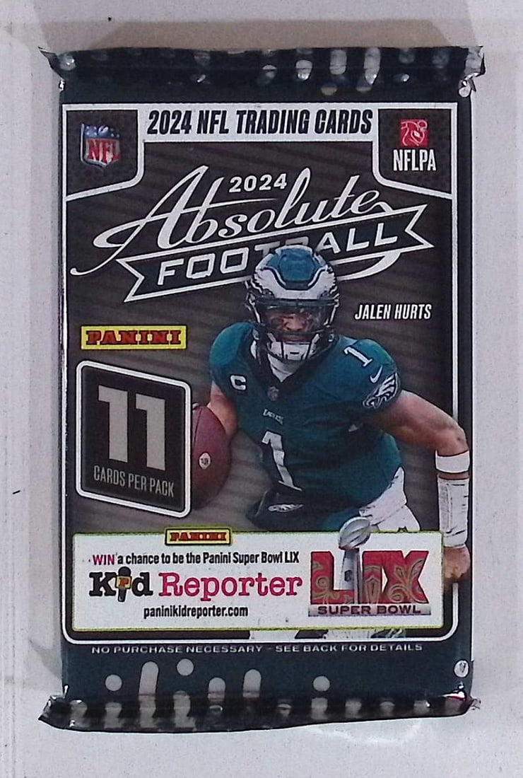 2024 Panini Absolute Football Card Blaster Box Pack - Drake Maye RC, Jayden Daniels Sports Cards: Jayden Daniels RC Washington Commanders, Bo Nix, Caleb Williams, Drake Maye, Marvin Harrison, Jr Rookie Card, Panini NFL Rookie Football Trading Sports Cards, Kaboom, Sports Cards for Sale Near Me, Su