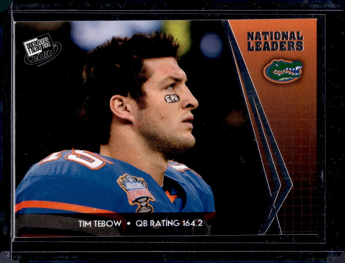 Tim Tebow 2010 Press Pass #61 Florida Gators (1 of 2)