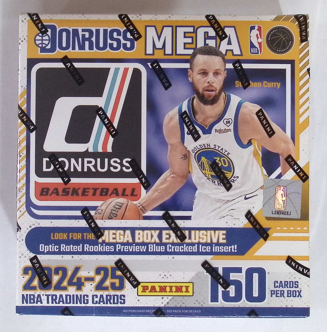 2024-25 Donruss Basketball Cards Mega Box Sports Cards NBA Trading Cards Steph Curry: Donruss Basketball NBA Trading & Sports Cards, Stephon Castle Rookie Card, Victor Wembanyama, Jayson Tatum, Jalen Brunson, Shai Gilgeous-Alexander, Anthony Edwards, Steph Curry, Sports Cards for Sale