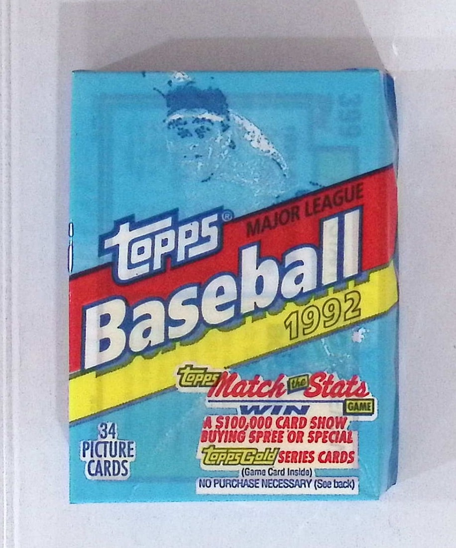 1992 Topps Vintage Series 1 Baseball Cards CELLO RETAIL BOX FAT PACK, Sports Cards Rookie Cards: Topps Vintage Rookie Basseball MLB Trading & Sports Cards, Old Baseball and Sports Cards For Sale Near Me, World Series Players, Hall of Fame Stars, Nolan Ryan, Ryne Sandberg, Bo Jackson, Don Mattingl