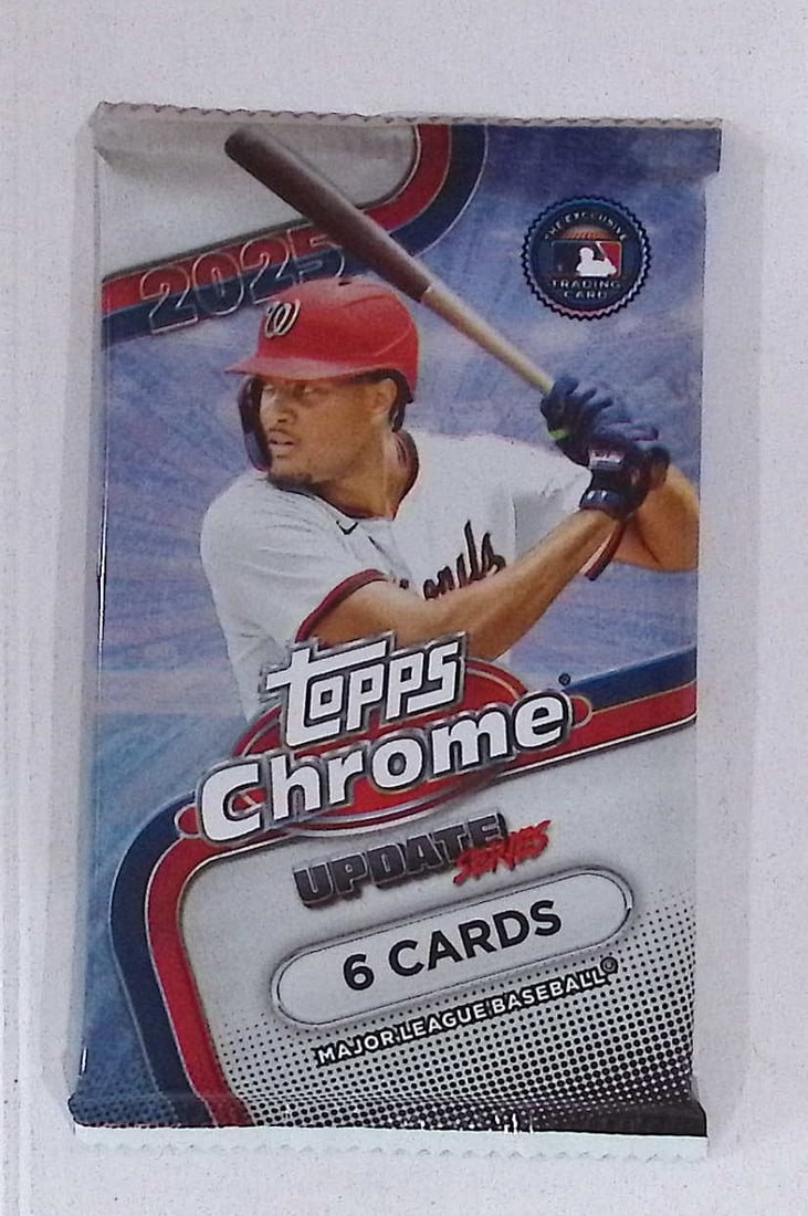 2025 Topps Chrome Update Series MEGA BOX PACK James Wood, Jacob Wilson, Dylan Crews Rookie Cards: Factory Sealed Topps Baseball MLB Trading & Sports Cards, Rookie Cards in this set are James Wood, Dylan Crews, Speckled, SP, SSP, Variations, Autographs, Chrome, Refractors, 1976 Topps, Sports Cards