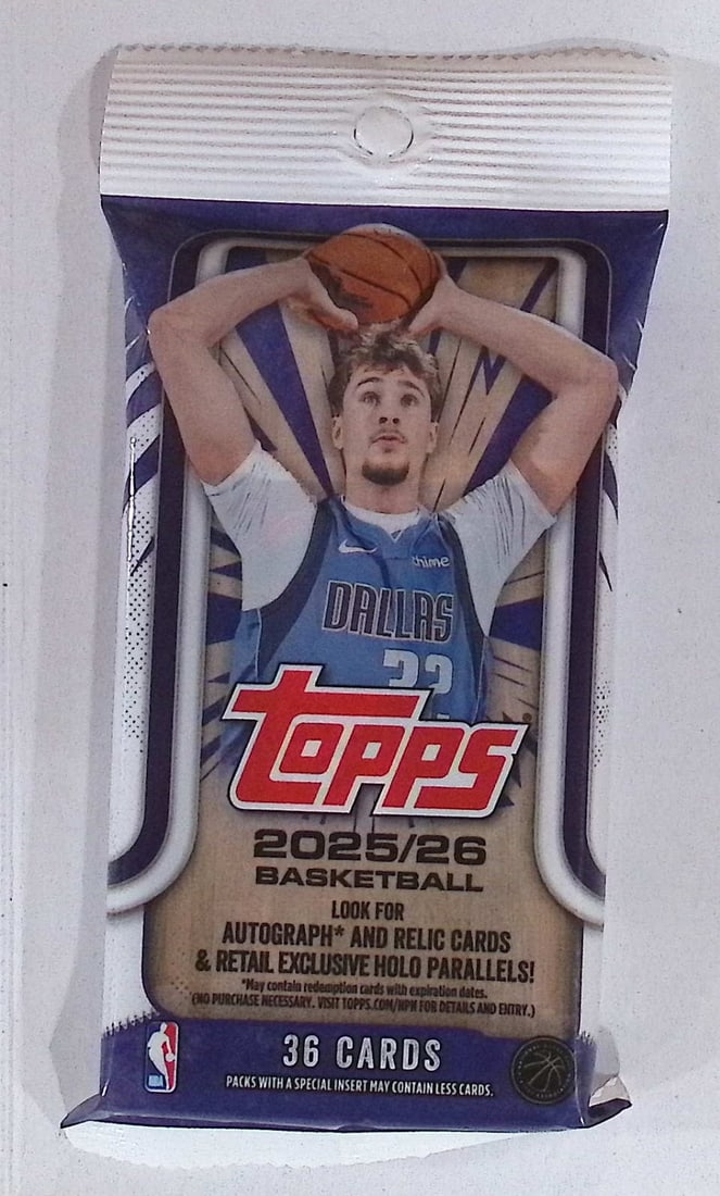 2025-26 Topps Basketball Card HANGER VALUE FAT PACK - RC'S: Cooper Flagg, Kon Kneuppel, VJ Edgecombe: Topps Basketball NBA Trading & Sports Cards, Rookie Cards in this set are Cooper Flagg, Dylan Harper, Ace Bailey, V J Edgecombe, Kon Knueppel , Autographs, Signatures, Green Topps Logo Refractor, Auct