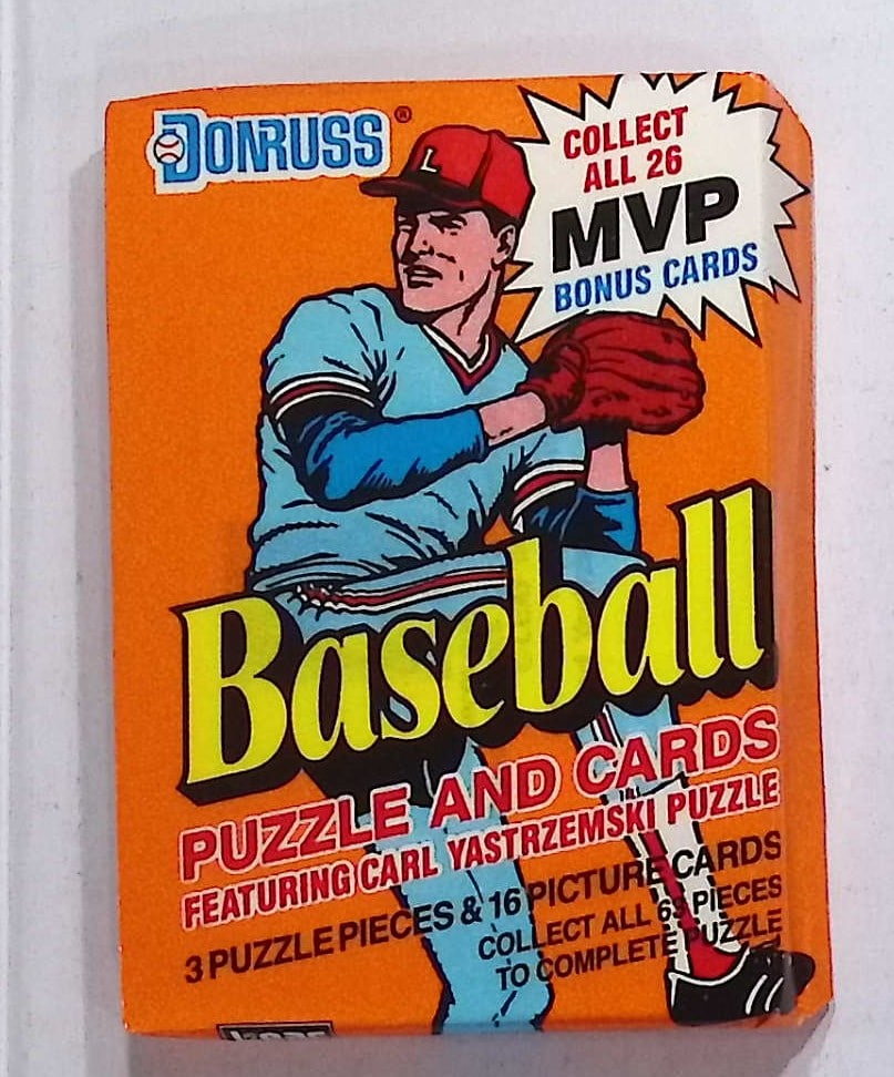 1990 Donruss Vintage Series 1 Baseball Card Factory Sealed Retail Box Wax Pack, Sports Card: Vintage Valuable Donruss Baseball MLB Trading & Sports Cards, Robin Yount, George Brett, Rickey Henderson, Nolan Ryan, Old Sports Cards for Sale Near Me, World Series & hall of Fame Players, Auction M