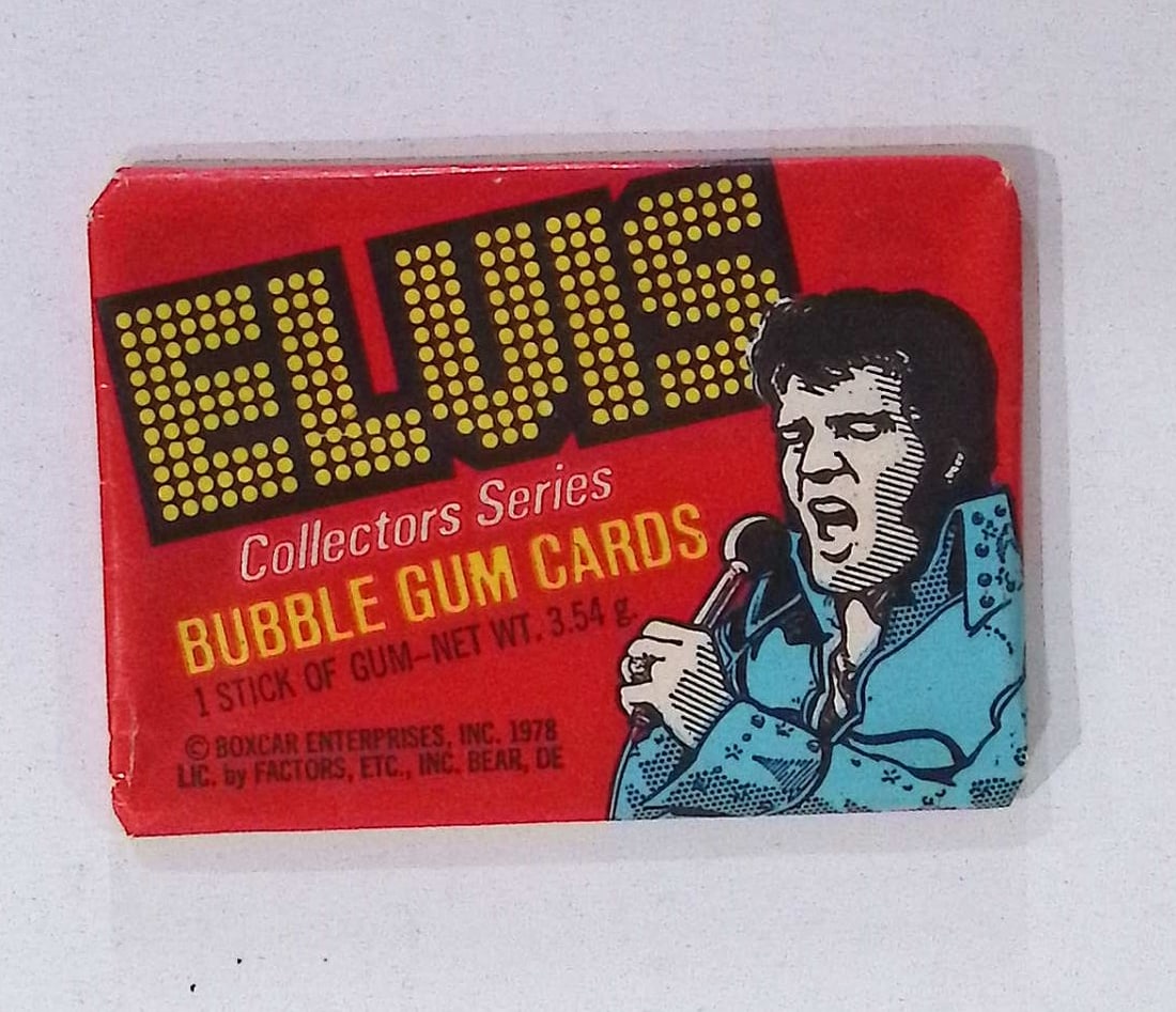 Elvis Presley 1978 Boxcar Sealed Pack of Trading Cards, See Photos: Elvis Presley 1978 Boxcar Sealed Pack of Trading Cards, See Photos