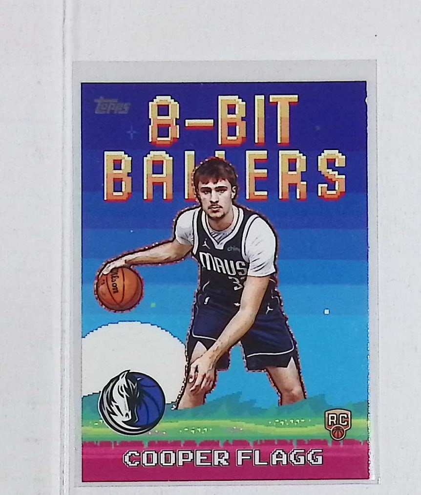 Cooper Flagg Rookie Card 8 Bit-Baller 2025 Topps #8B-31: Topps Basketball NBA Trading & Sports Cards, Sports Cards for Sale Near Me, Chrome, Refractor, SP, SSP, Valuable Auction Memorabilia Lots Sold On Line, NBA Championship & Hall of Fame Player Cards
