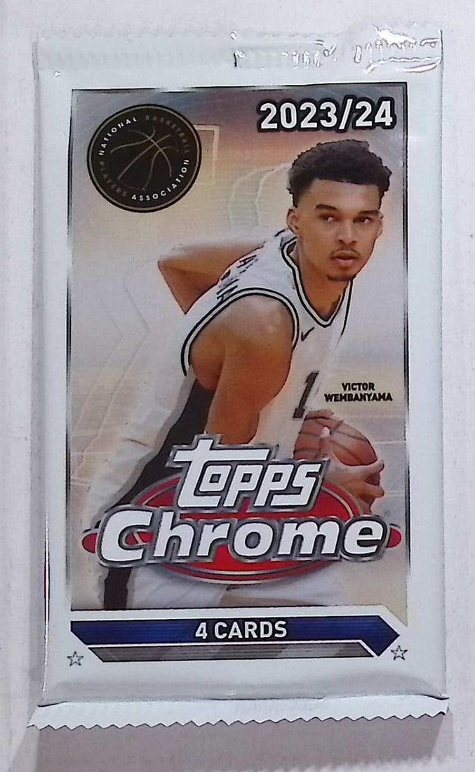 2023-24 Topps Chrome Basketball Cards BLASTER BOX PACK Victor Wembanyama Rookie Card: Topps Chrome Basketball NBA Trading & Sports Cards, Rookie Cards in this set are Victor Wembanyama Rookie, Brandon Miller, Amen Thompson, Scoot Henderson, Ausar Thompson, Autographs, Signatures, Green
