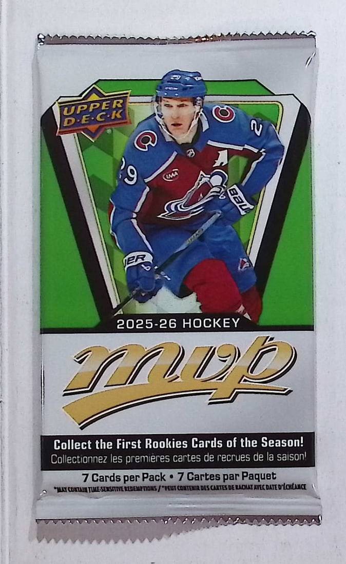 2025-26 Upper Deck MVP Hockey BLASTER BOX PACK - NHL Sports Trading Card: Upper Deck Hockey NHL Trading & Sports Cards, Stanley Cup Winners & Hall of Fame Players, Connor McDavid, Alex Ovechkin, Sports Cards for Sale Near Me, Auction Lots for Sale on Line