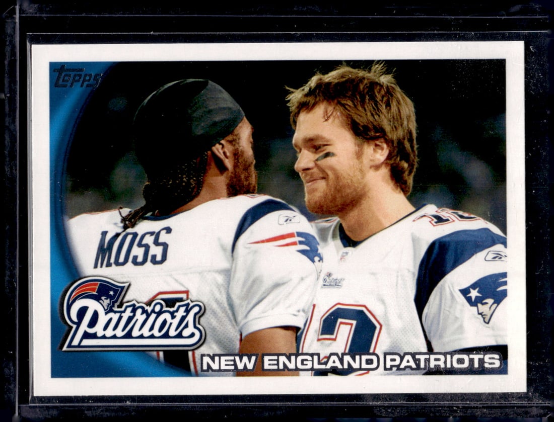 New England Patriots Tom Brady/Randy Moss 2010 Topps #347 (1 of 2)