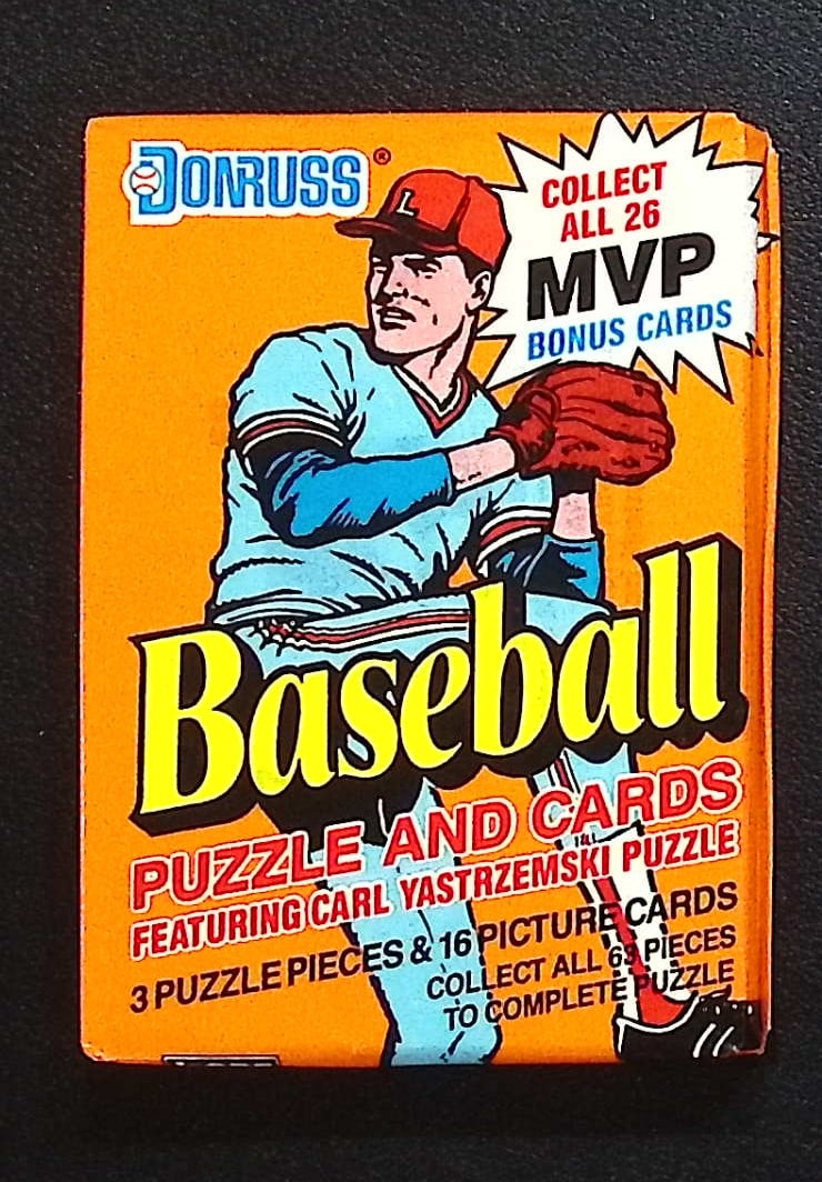 1990 Donruss Vintage Series 1 Baseball Card Factory Sealed Retail Box Wax Pack, Sports Card: Vintage Valuable Donruss Baseball MLB Trading & Sports Cards, Robin Yount, George Brett, Rickey Henderson, Nolan Ryan, Old Sports Cards for Sale Near Me, World Series & hall of Fame Players, Auction M