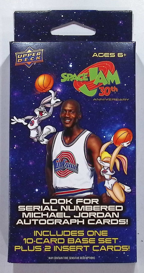 2026 Upper Deck Michael Jordan Sapce Jam 30th Anniversary Looney Tunes Hanger Box (1 of 1)