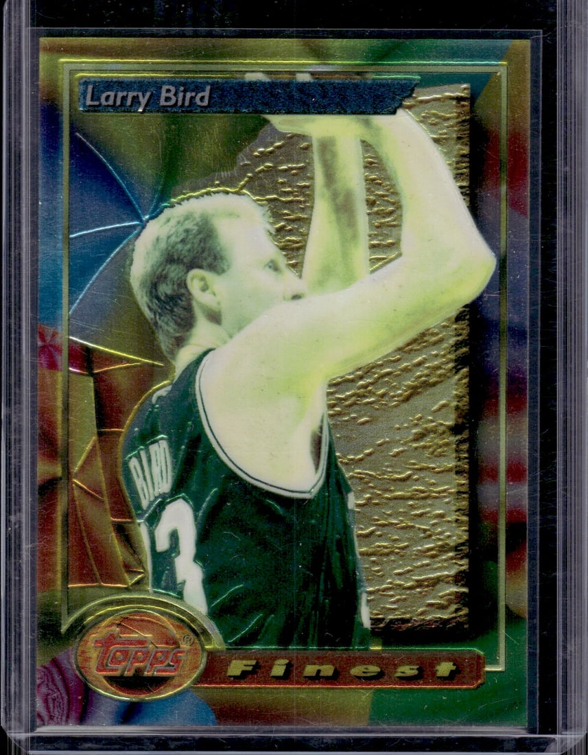 Larry Bird 1994-95 Topps Finest #2 Boston Celtics (1 of 2)