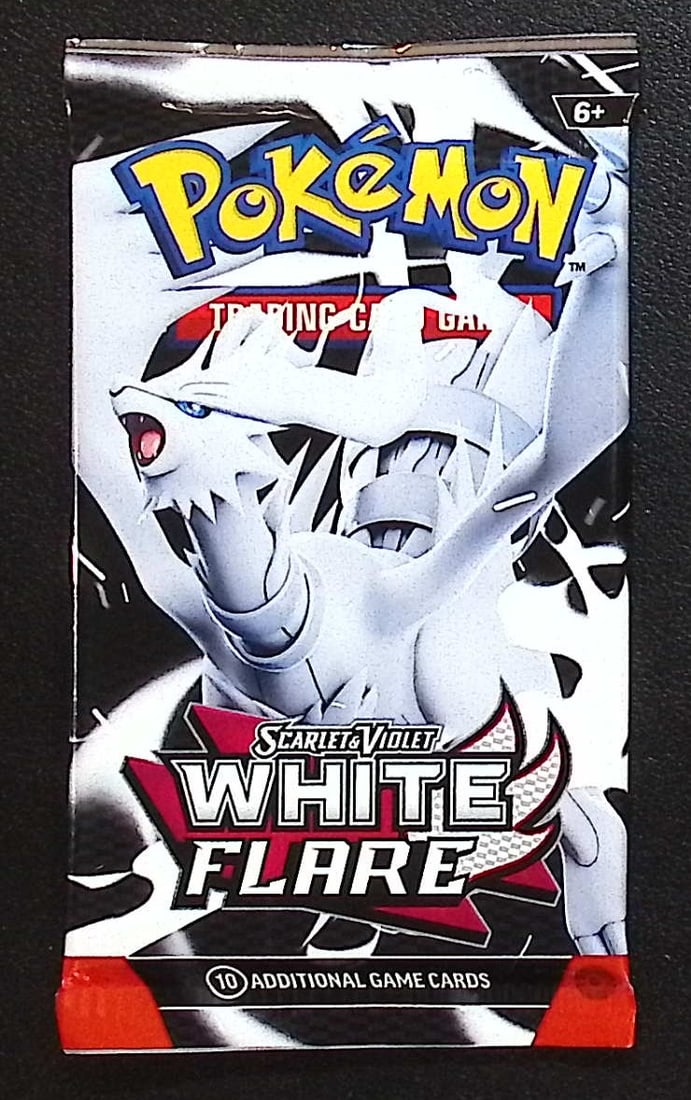2025 Pokemon Scarlet & Violet White Flare 10 Card Booster Pack Charizard (1 of 1)