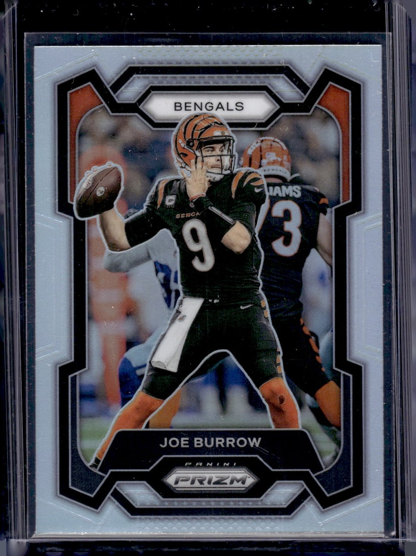 Joe Burrow Silver Prizm 2023 Panini Prizm #57 Cincinnati Bengals (1 of 2)