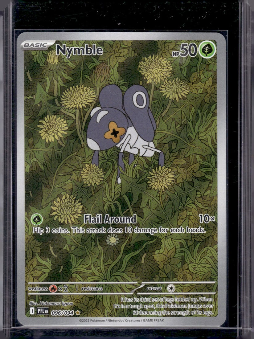 Pokemon Phantasmal Flames Nymble Illustration Rare #96 (1 of 2)