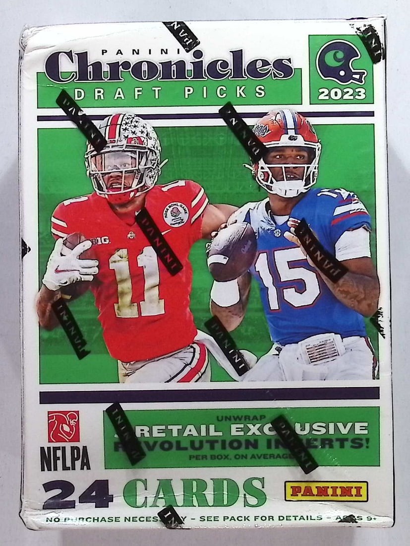 2023 Panini Chronicles Draft Picks Football Card BLASTER BOX (1 of 1)