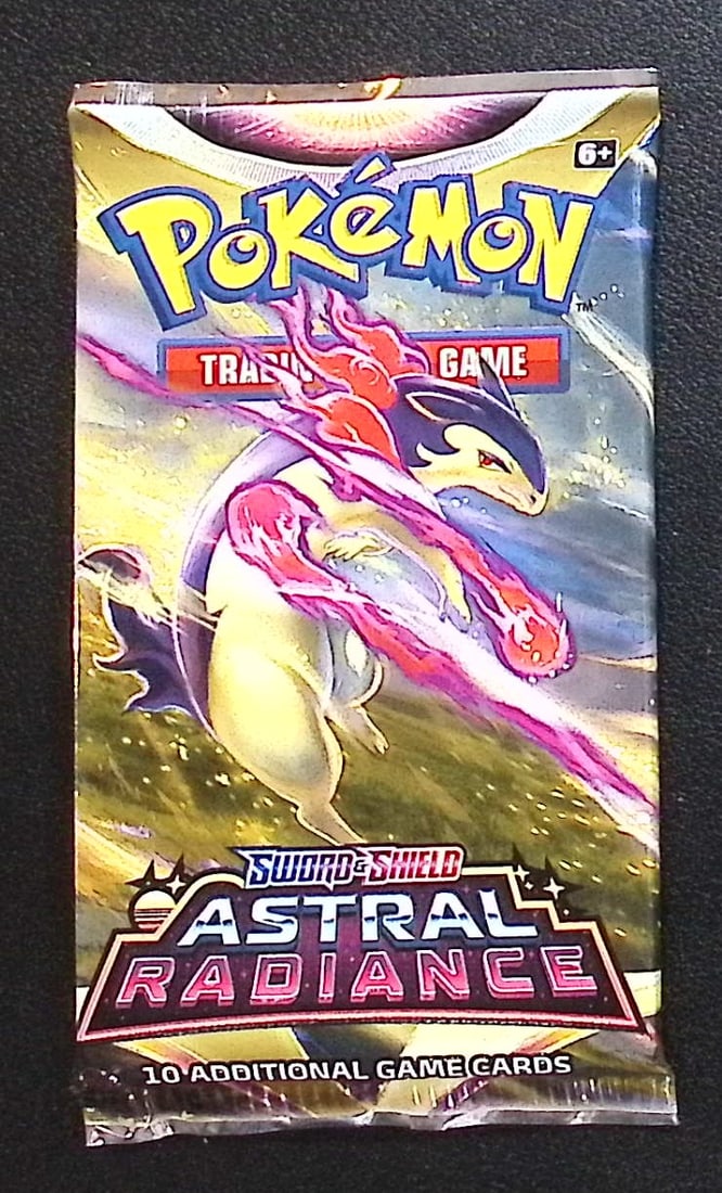 Pokemon Sword and Shield Astral Radiance 10 Card Booster Pack Charizard Pikachu Holo Rare Cards (1 of 1)