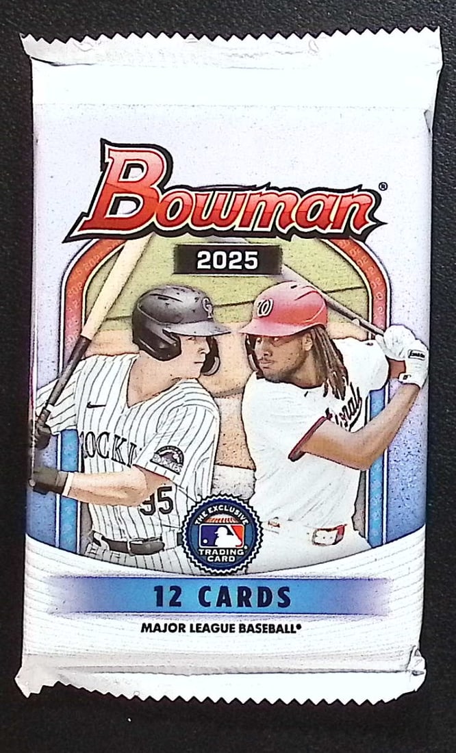 2025 Bowman Baseball Cards BLASTER Box Pack, James Wood Rookie Card (1 of 1)