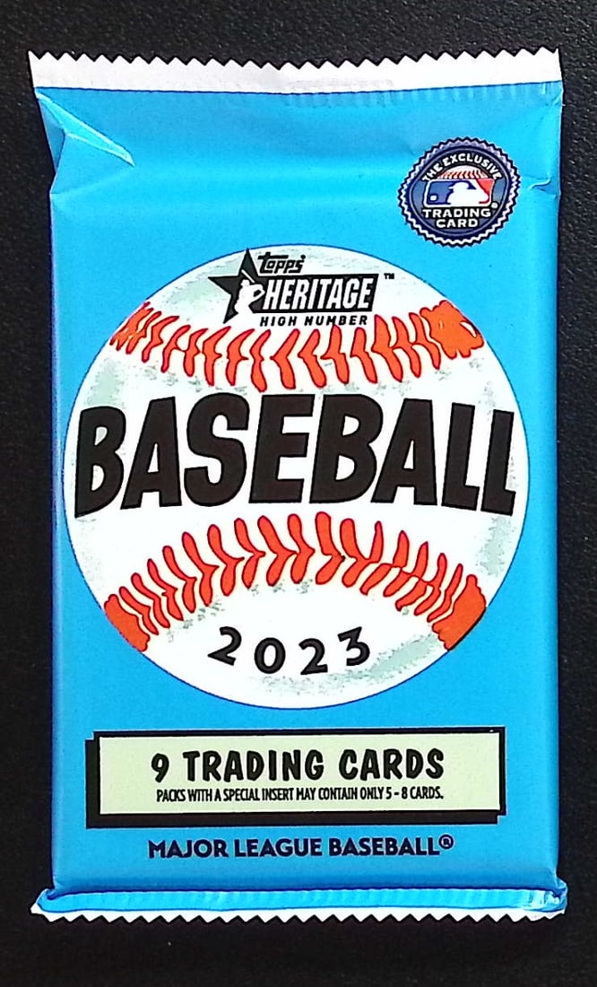 2023 Topps Heritage Baseball Card HIGH NUMBER BLASTER BOX PACK, Sports Cards, Rookie Cards, MLB (1 of 1)