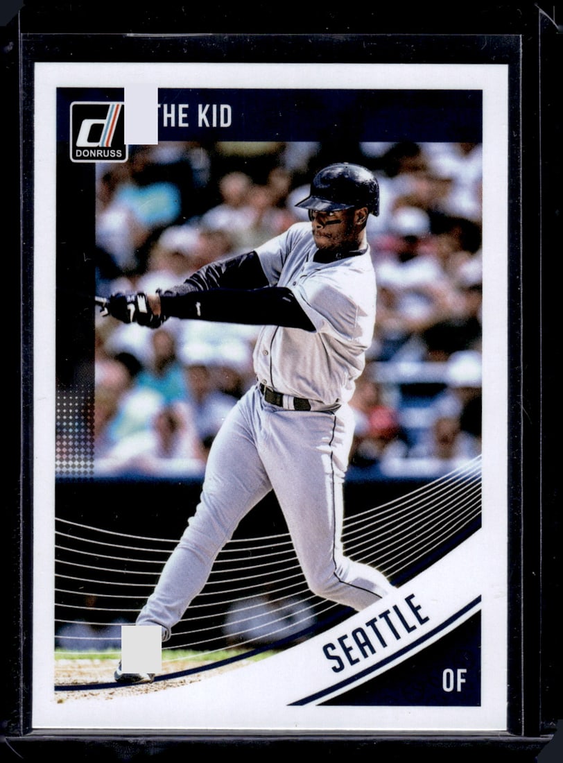 Ken Griffey Jr. Nickname Variation "The Kid" 2018 Donruss #175 Seattle Mariners: Panini Baseball MLB Trading & Sports Cards, Sports Cards for Sale Near Me, Prizm, Mosaic, Select, SP, SSP, Auction Memorabilia Lots for Sale On Line, World Series & Hall of Fame Players