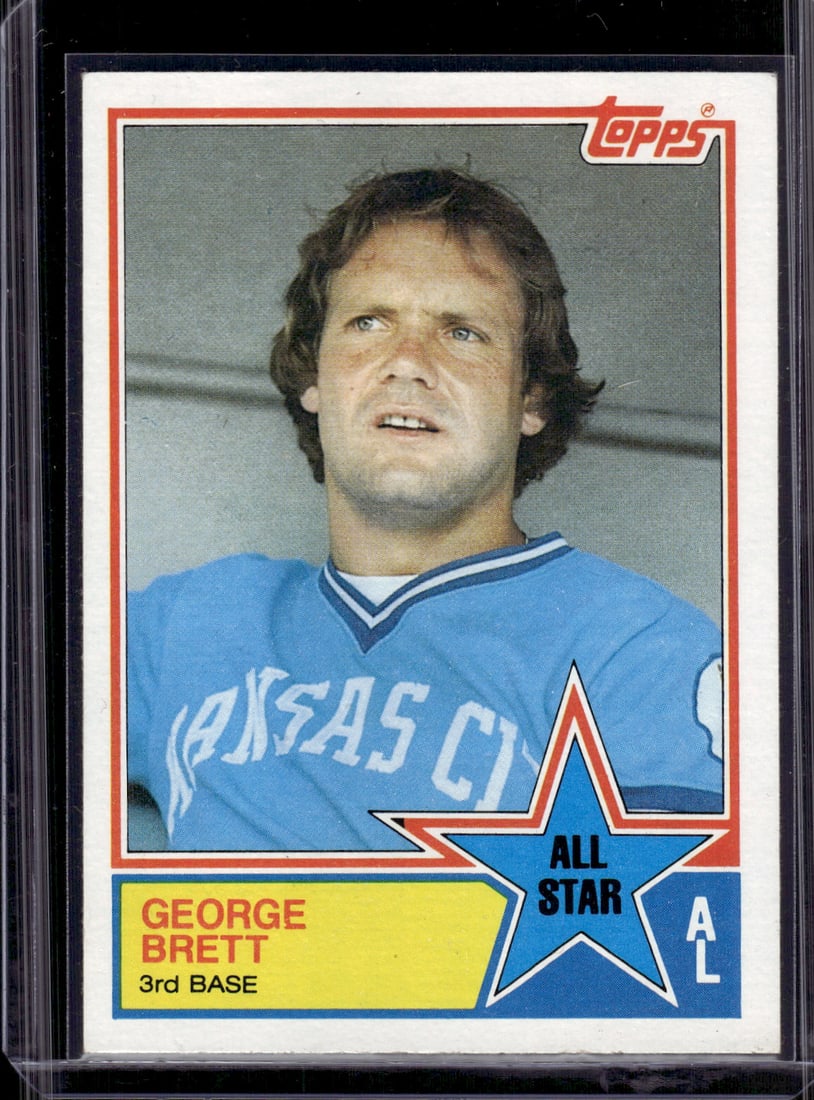 George Brett 1983 Topps #388 Kansas City Royals (1 of 2)