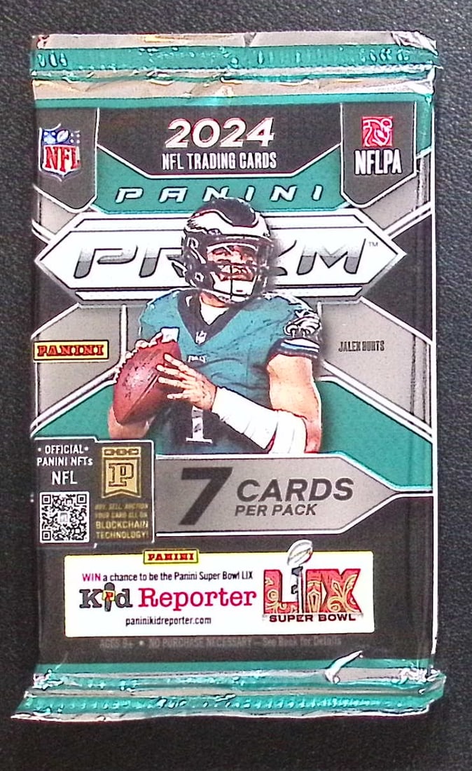 2024 Panini Prizm Football Cards Mega Box Pack Sports Cards Jayden Daniels: Panini Rookie Football NFL Trading & Sports Cards, Rookie Cards in This Set are Jayden Daniels, Bo Nix, Drake Maye, Marvin Harrison, Jr, JJ McCarthy, Football & Sports Cards for Sale Near Me, Silver,