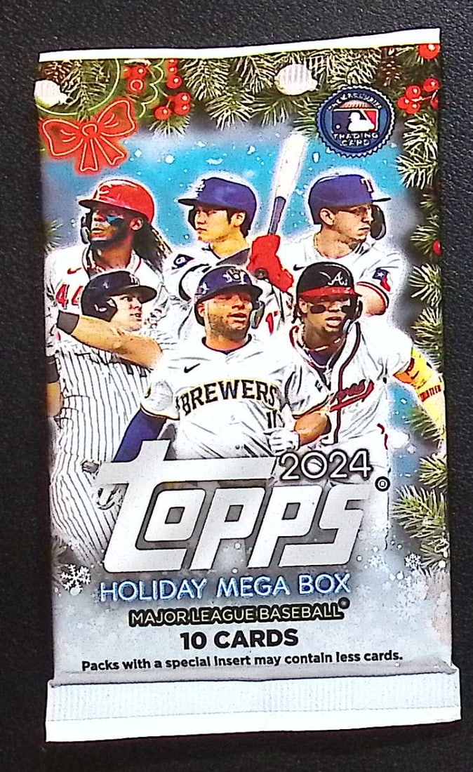 2024 Topps Baseball Holiday MEGA BOX PACK (1 of 1)