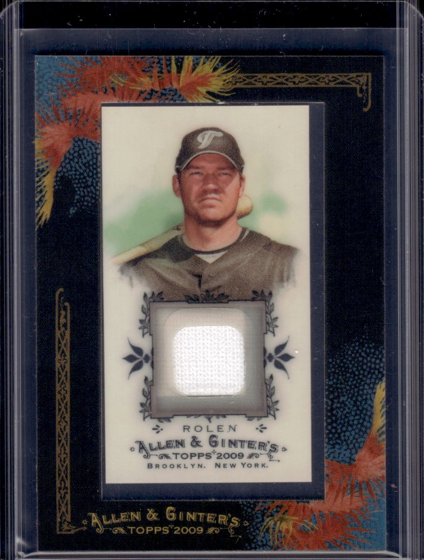 Scott Rolen Game Used Patch 2009 Allen & Ginter #AGR-SR Toronto Blue Jays (1 of 2)