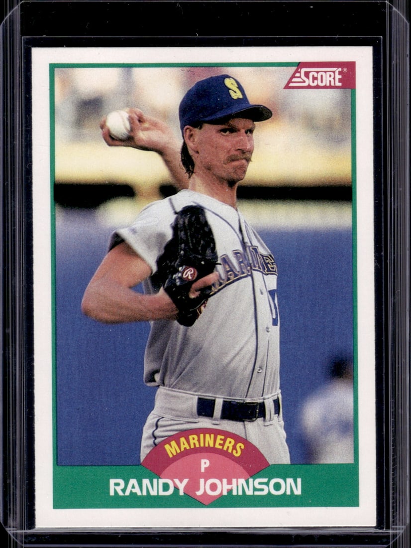 Randy Johnson Rookie Card 1989 Score Traded #77T Seattle Mariners (1 of 2)