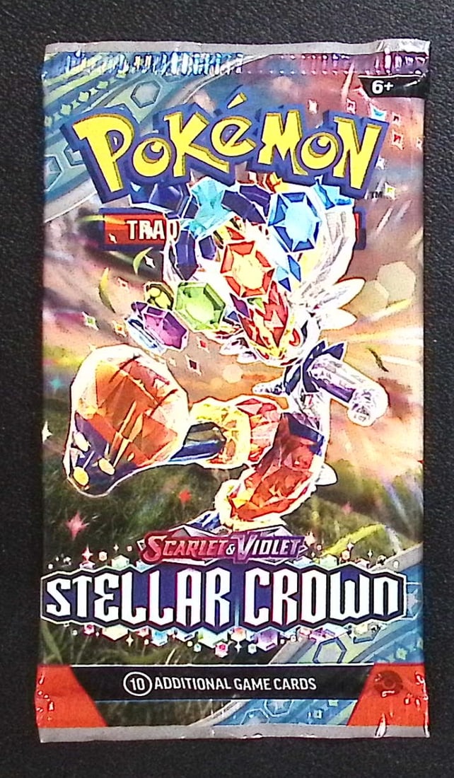 2024 Pokemon Scarlet & Violet Stellar Crown 10 Card Booster Pack Charizard (1 of 1)