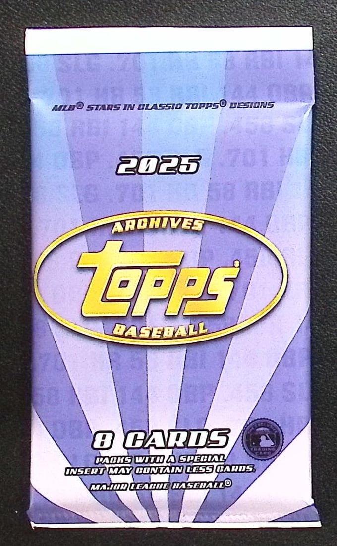 2025 Topps ARCHIVES Baseball BLASTER BOX PACK - MLB Trading Cards (1 of 1)