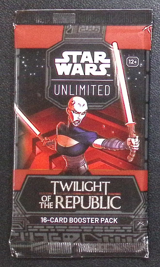 Star Wars Unlimited Twilight of the Republic 16 Card Booster Pack: 1 Rare or Legendary per Pack (1 of 1)
