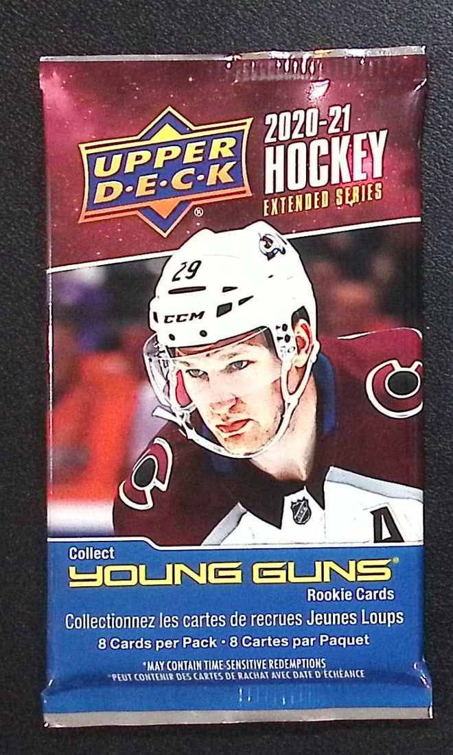 2020-21 Upper Deck Extended Series Hockey Card RETAIL BOX PACK Sports Cards (1 of 1)