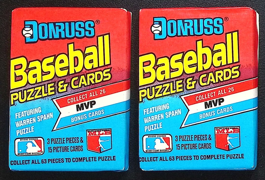 2 - Vintage Donruss 1989 Baseball Retail Box Wax Packs - Ken Griffey, Jr. Rookie Year (1 of 1)