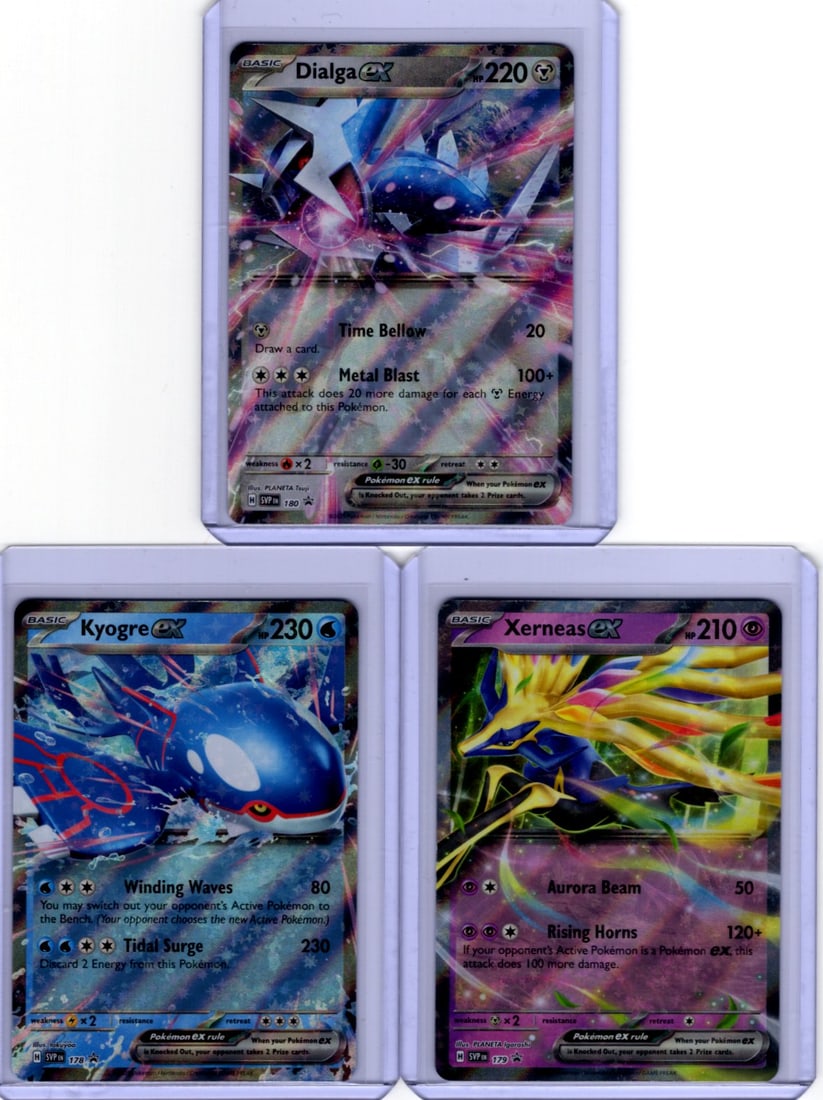 Lot of 3 Scarlet & Violet Black Star Promo Cards #178, #179, #180. See Pictures (1 of 2)