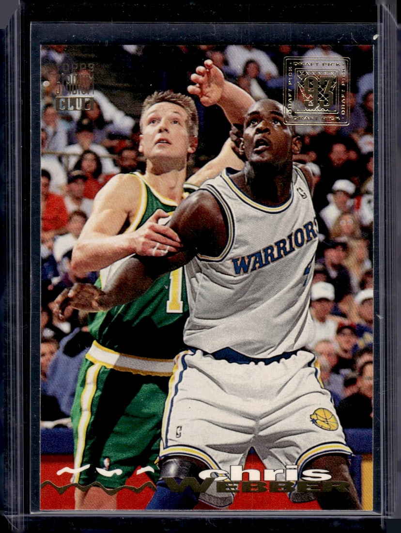 Chris Webber Rookie Card 1993-94 Topps Stadium Club #224 Golden State Warriors: Topps Basketball NBA Trading & Sports Cards, Sports Cards for Sale Near Me, Chrome, Refractor, SP, SSP, Valuable Auction Memorabilia Lots Sold On Line, NBA Championship & Hall of Fame Player Cards