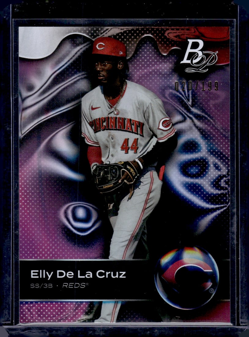 Elly De La Cruz Prospects /199 2023 Bowman Platinum #TOP-93 Cincinnati Reds (1 of 2)