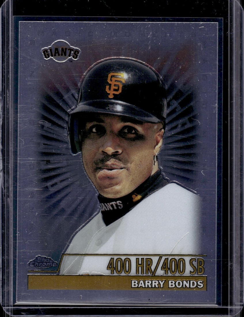 Barry Bonds 2000 Topps Chrome #476 San Francisco Giants: Topps Baseball MLB Trading & Sports Cards, Sports Cards for Sale Near Me, World Series & Hall of Fame Players Memorabilia, Refractors, X-Fractors, Numbered, SP, SSP, Valuable Auction Memorabilia Lots 