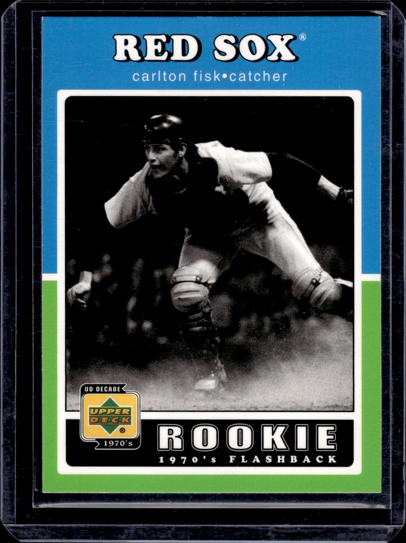 Carlton Fisk 1970's Rookie Flashback 2001 Upper Deck #91 Boston Red Sox (1 of 2)