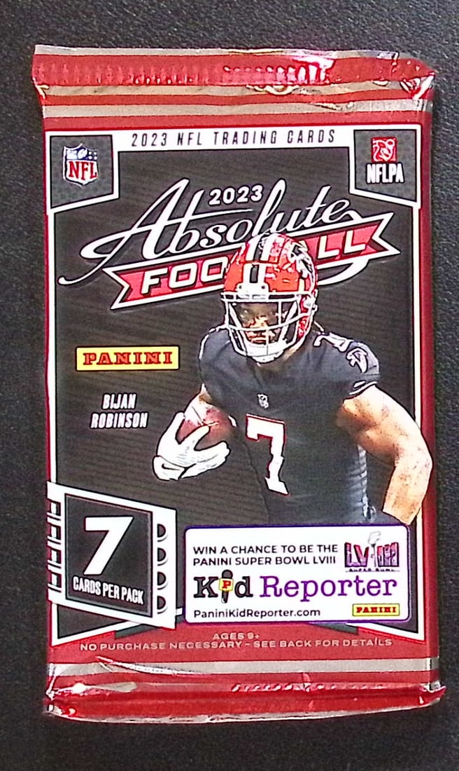 2023 Panini Absolute Football Card Factory Sealed MEGA BOX PACK - Rookies: Jaxson Smith-Njigba, C.J. (1 of 1)