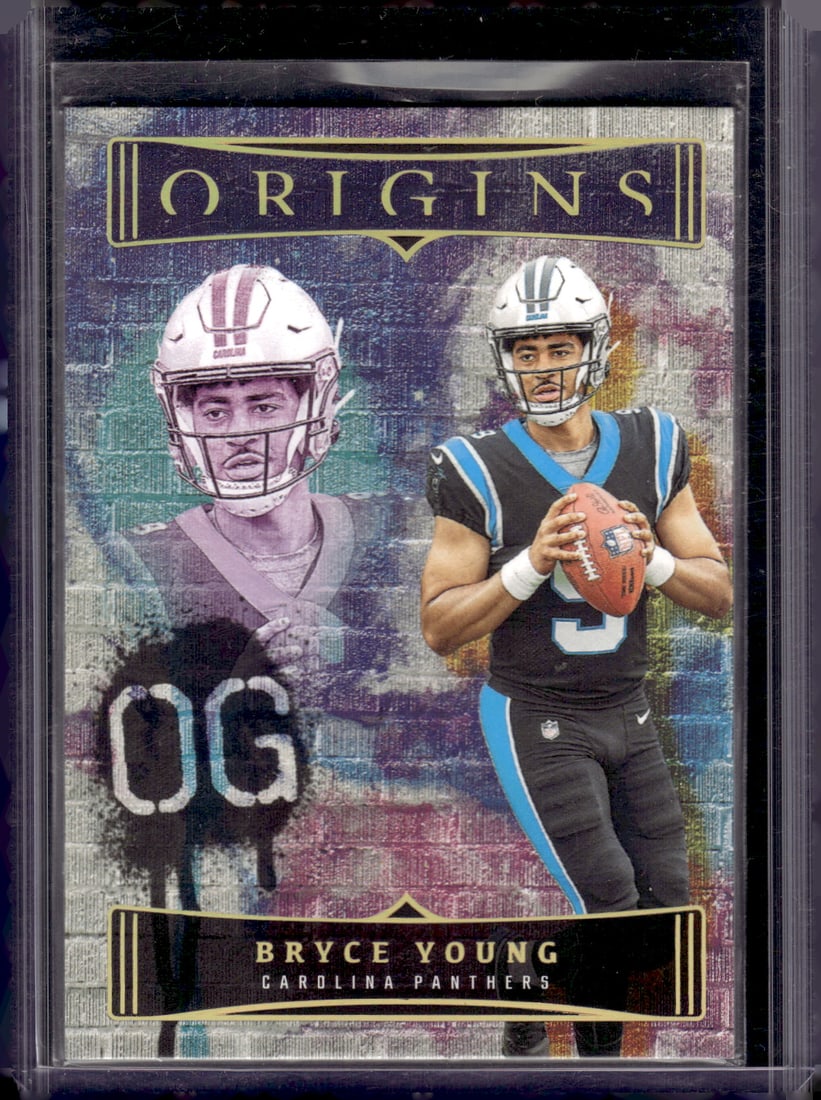 Bryce Young Rookie Card OG 2023 Panini Origins #OG-BY Carolina Panthers (1 of 2)