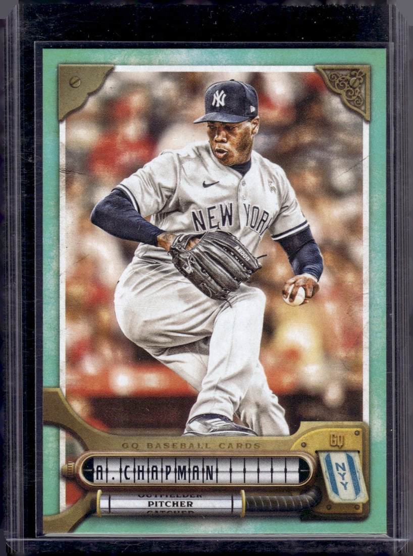 Aroldis Chapman Aqua /199 2022 Topps Gypsy Queen #99 (1 of 2)