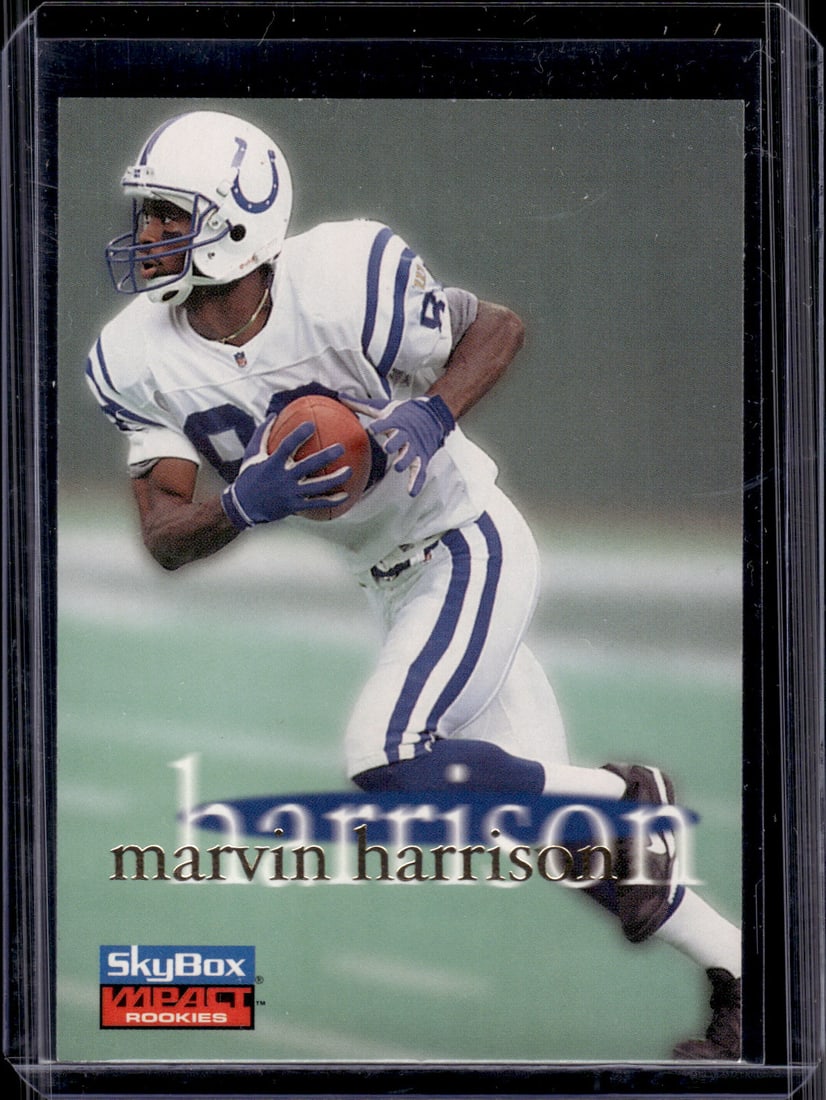 Marvin Harrison Rookie Card 1996 Skybox Impact #25 Indianapolis Colts (1 of 2)