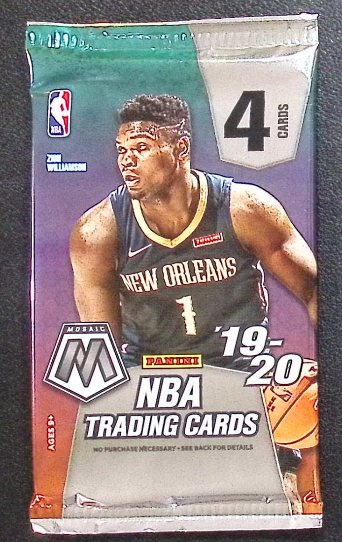 2019-20 Panini Mosaic Basketball Blaster Box Pack - RC's: Zion Williamson & Ja Morant (1 of 1)