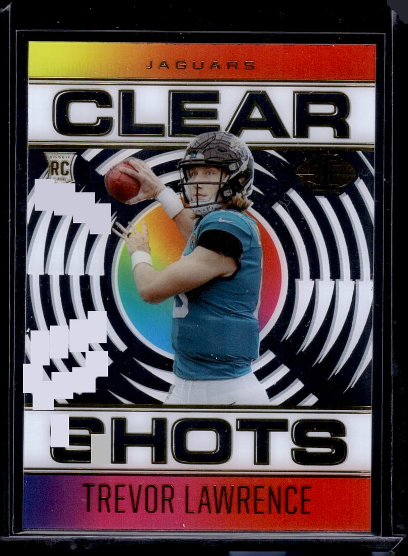 Trevor Lawrence Rookie Card Clear Shots 2021 Panini Illusions #CS-16 Jaguars (1 of 2)